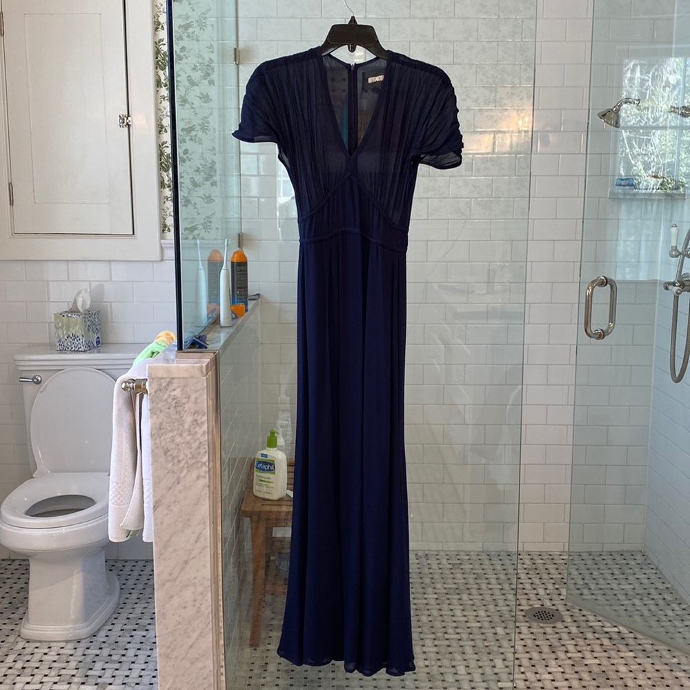 Reformation NWOT- navy dress
